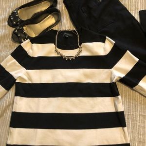 Striped stretch Sweater from Ann Taylor